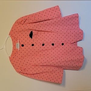 Vintage BBW Elite Polka Dot Blazer